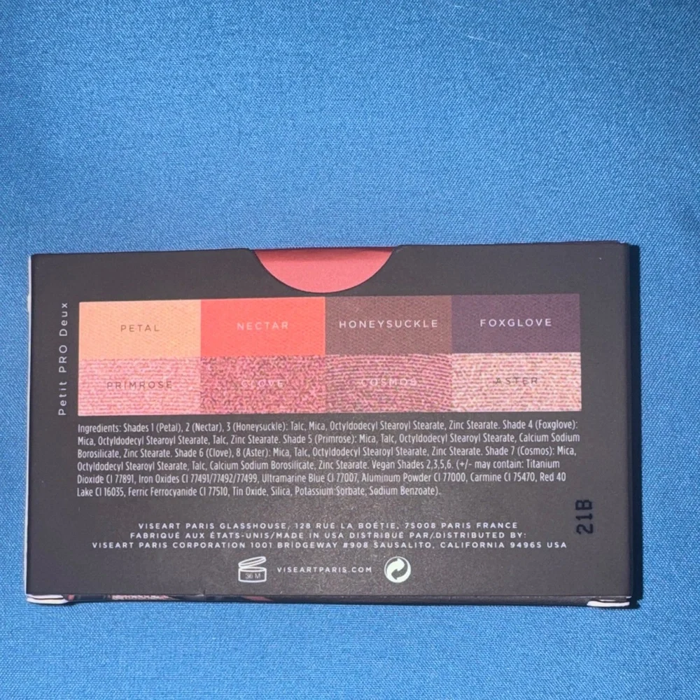 Viseart Rose, Coral & Plum Eyeshadow Palette